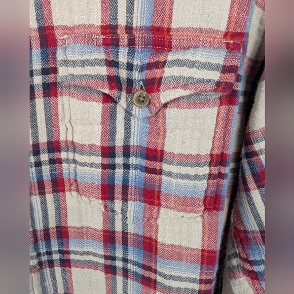 Stetson medium flannel button down with lining - Picture 5 of 11